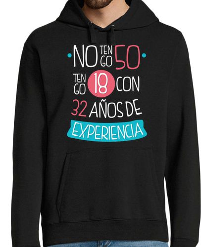 Sudadera Con Capucha Para Hombre 50 años (Mujer) Fondo Oscuro laTostadora - latostadora.com - Modalova