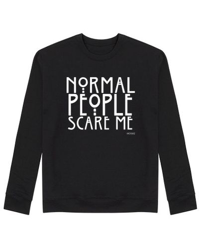 Sudadera Sin Capucha Unisex Normal people scare me #AHS laTostadora - latostadora.com - Modalova