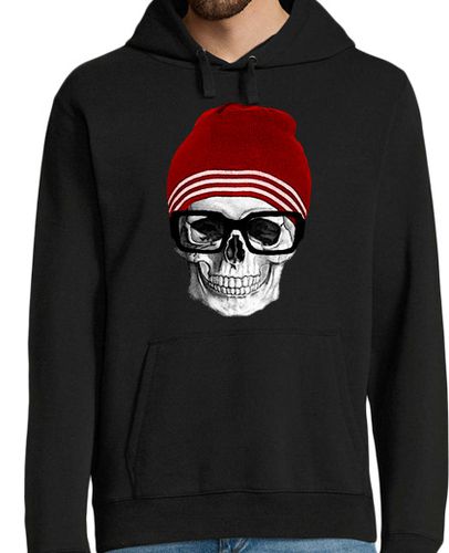 Sudadera Con Capucha Para Hombre CALAVERA HIPSTER laTostadora - latostadora.com - Modalova