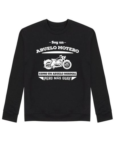 Sudadera Sin Capucha Unisex Abuelo Motero laTostadora - latostadora.com - Modalova