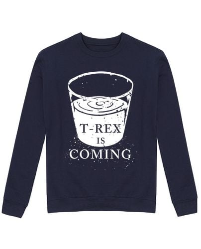 Sudadera Sin Capucha Unisex T-Rex is coming laTostadora - latostadora.com - Modalova