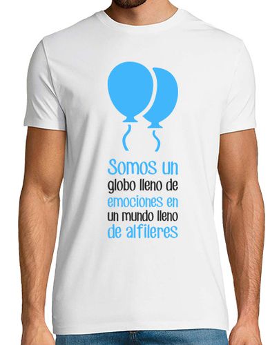 Camiseta Hombre Manga Corta Somos un globo lleno de emociones laTostadora - latostadora.com - Modalova