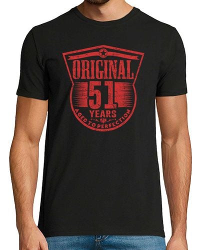 Camiseta Hombre Manga Corta 51 años originales envejecidos a la perfección laTostadora - latostadora.com - Modalova