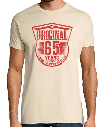 Camiseta Hombre Manga Corta 65 años originales envejecidos a la perfección laTostadora - latostadora.com - Modalova