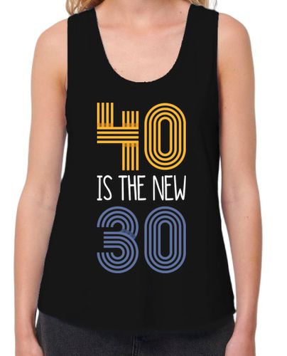 Camiseta mujer 40 is the new 30, 1984 - latostadora.com - Modalova