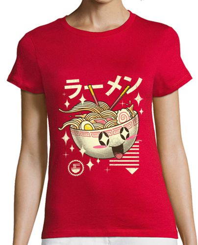 Camiseta Mujer Manga Corta kawaii ramen camisa para mujer laTostadora - latostadora.com - Modalova