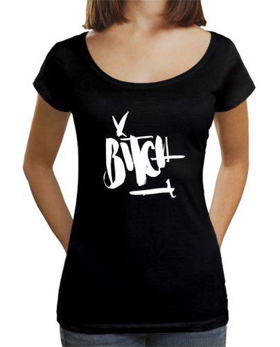 Camiseta Mujer Cuello Ancho Loose Fit BITCH laTostadora - latostadora.com - Modalova