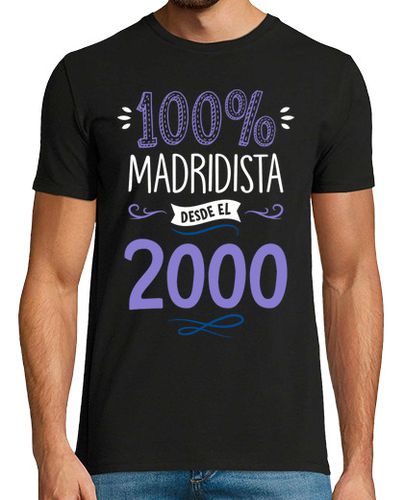 Camiseta Hombre Manga Corta 100 por 100 Madridista Desde El 2000, 25 años laTostadora - latostadora.com - Modalova