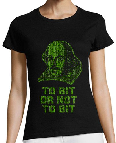 Camiseta mujer To bit or not to bit - latostadora.com - Modalova