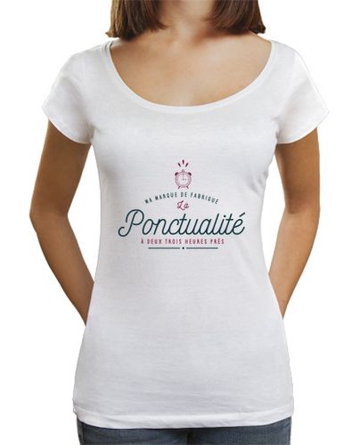 Camiseta mujer mi puntualidad marca comercial - latostadora.com - Modalova