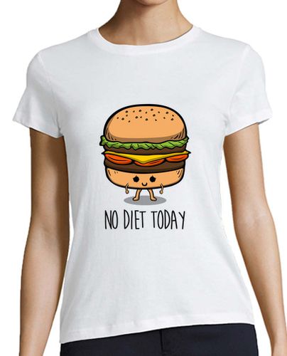Camiseta mujer No diet today - latostadora.com - Modalova