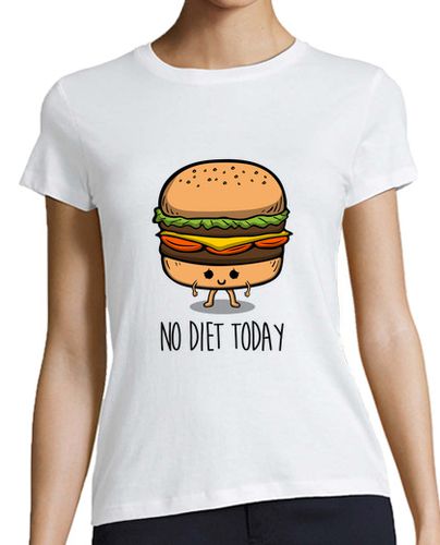 Camiseta mujer No diet today laTostadora - latostadora.com - Modalova