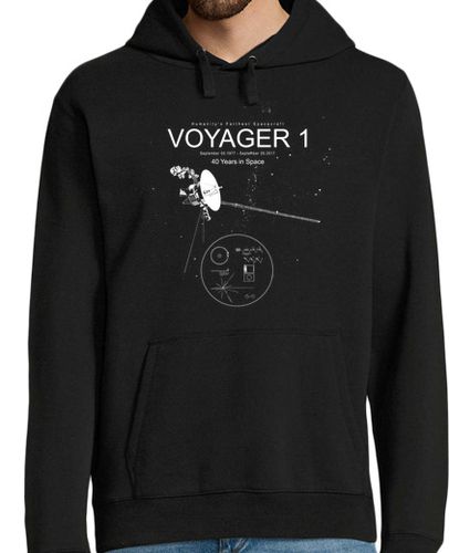 Sudadera Con Capucha Para Hombre voyager 1 -el espacio más lejano de la humanidad laTostadora - latostadora.com - Modalova