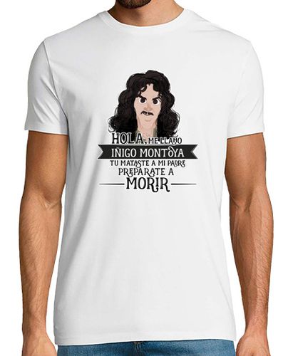 Camiseta Iñigo Montoya - Hombre, manga corta, blanco, calidad extra - latostadora.com - Modalova