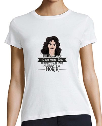 Camiseta mujer Iñigo Montoya - Mujer, manga corta, blanca, calidad premium laTostadora - latostadora.com - Modalova