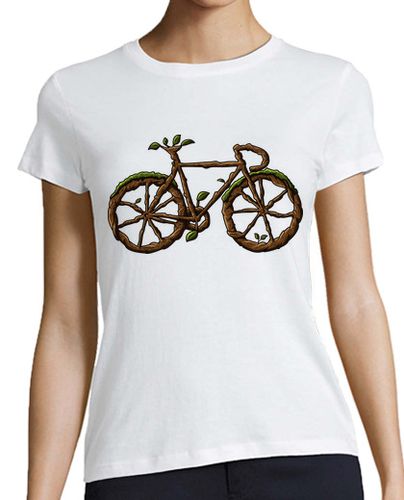 Camiseta mujer Green bike - latostadora.com - Modalova