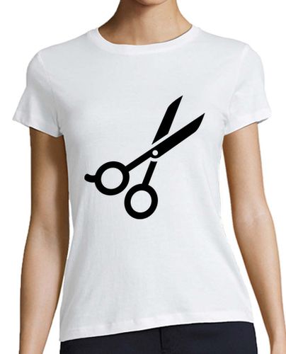 Camiseta mujer tijeras de peluquería - latostadora.com - Modalova