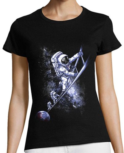 Camiseta mujer Space Ladder - latostadora.com - Modalova
