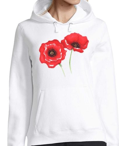 Sudadera Con Capucha Para Mujer Amapolas laTostadora - latostadora.com - Modalova