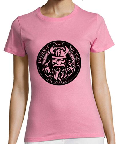 Camiseta mujer girl t-shirt in Odin we trust laTostadora - latostadora.com - Modalova