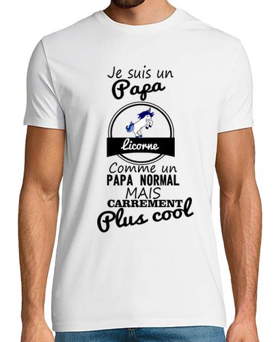 Camiseta papá más fresco unicornio - latostadora.com - Modalova