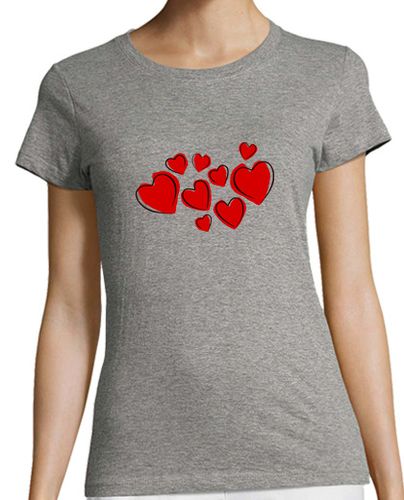 Camiseta mujer Hearts - latostadora.com - Modalova