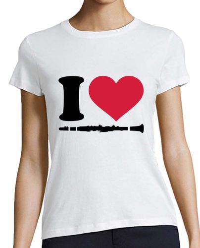 Camiseta mujer amo el clarinete - latostadora.com - Modalova