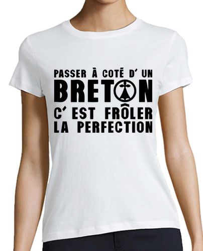 Camiseta mujer passer a coté breton frôler prefection - latostadora.com - Modalova