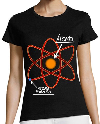 Camiseta mujer Átomo C. Oscura - latostadora.com - Modalova