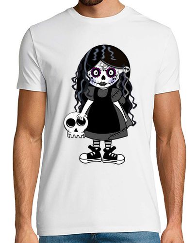 Camiseta Hombre Manga Corta NIÑA CALAVERA DE AZUCAR laTostadora - latostadora.com - Modalova