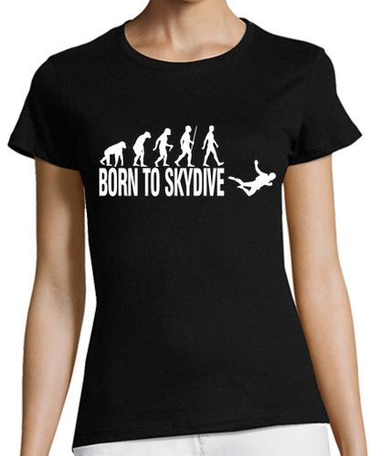 Camiseta mujer Born to Skydive - latostadora.com - Modalova