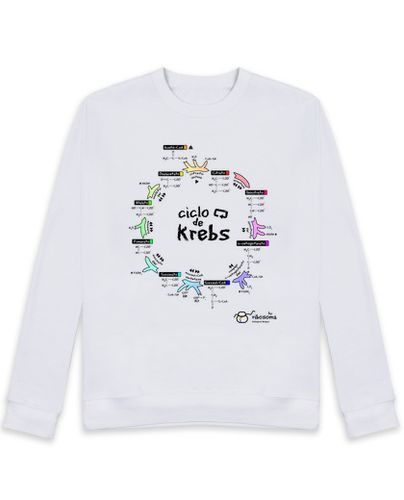 Sudadera Sin Capucha Unisex Ciclo de Krebs (fondos claros) laTostadora - latostadora.com - Modalova