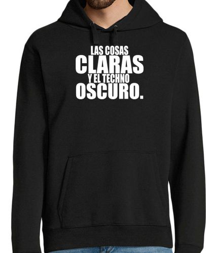 Sudadera Con Capucha Para Hombre LAS COSAS CLARAS TECHNO OSCURO laTostadora - latostadora.com - Modalova