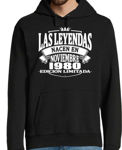 Sudadera Con Capucha Para Hombre Las leyendas nacen en noviembre 1980 laTostadora - latostadora.com - Modalova