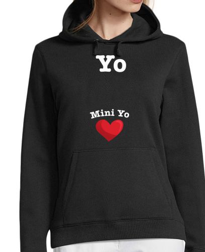 Sudadera Con Capucha Para Mujer Yo, Mini Yo (Embarazada) laTostadora - latostadora.com - Modalova