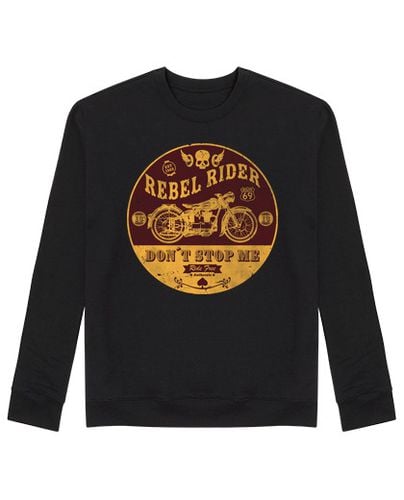 Sudadera Sin Capucha Unisex Rebel Rider Don´t Stop Me laTostadora - latostadora.com - Modalova