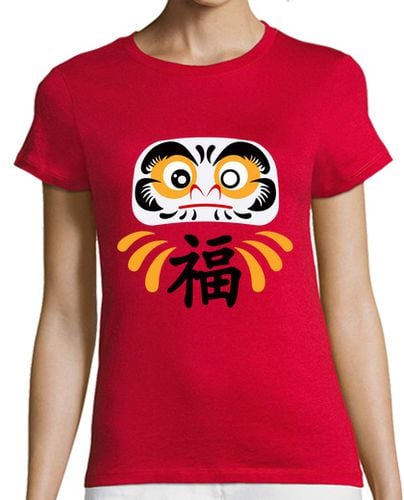 Camiseta Mujer Manga Corta muñeco daruma laTostadora - latostadora.com - Modalova