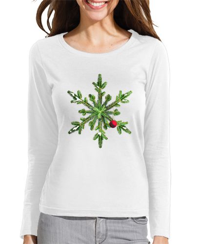 Camiseta mujer copo de nieve nevado copo de nieve - latostadora.com - Modalova