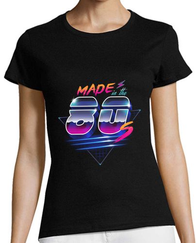 Camiseta mujer hecho en la camisa de los años 80 para mujer - latostadora.com - Modalova