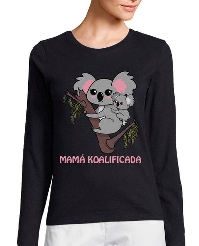 Camiseta Mujer Manga Larga Koalas - mamá koalificada laTostadora - latostadora.com - Modalova