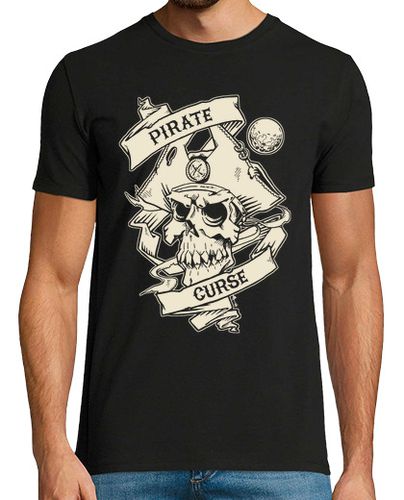 Camiseta Pirate Curse, color hueso - latostadora.com - Modalova