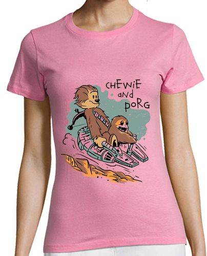 Camiseta mujer camisa chewie y porg para mujer - latostadora.com - Modalova