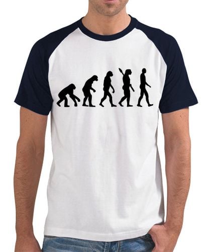 Camiseta Hombre Estilo Béisbol mono historia evolución laTostadora - latostadora.com - Modalova