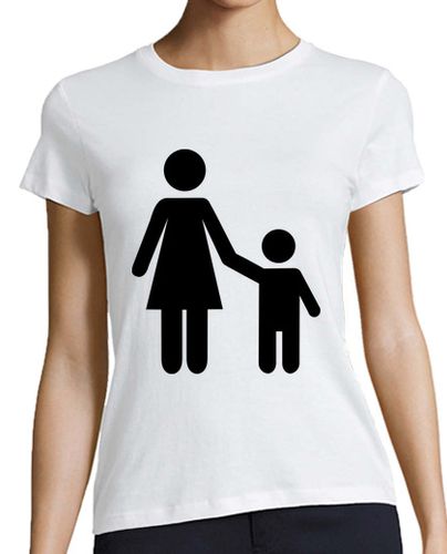 Camiseta Mujer Manga Corta madre, mamá, hijo, niño laTostadora - latostadora.com - Modalova