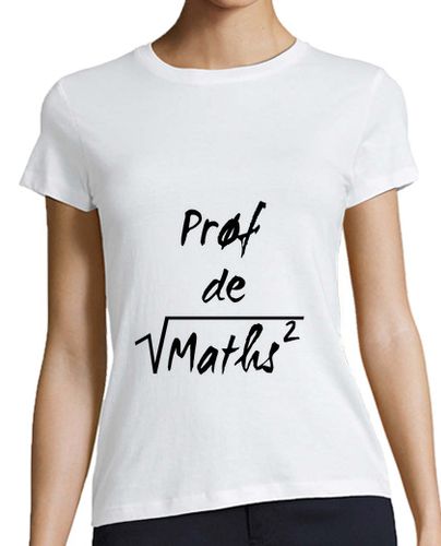 Camiseta Mujer Manga Corta profesor de matemáticas laTostadora - latostadora.com - Modalova