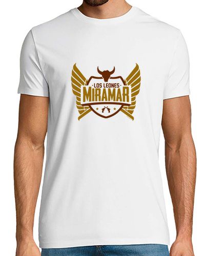 Camiseta Hombre Manga Corta PUBG Miramar - Los Leones laTostadora - latostadora.com - Modalova