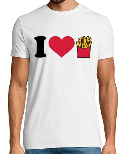 Camiseta amo las papas fritas - latostadora.com - Modalova