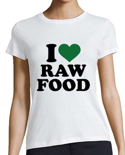 Camiseta mujer me encanta la comida cruda - latostadora.com - Modalova