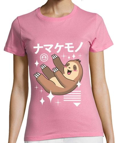 Camiseta Mujer Manga Corta kawaii sloth shirt womens laTostadora - latostadora.com - Modalova