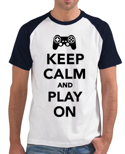 Camiseta mantén la calma y juega - latostadora.com - Modalova